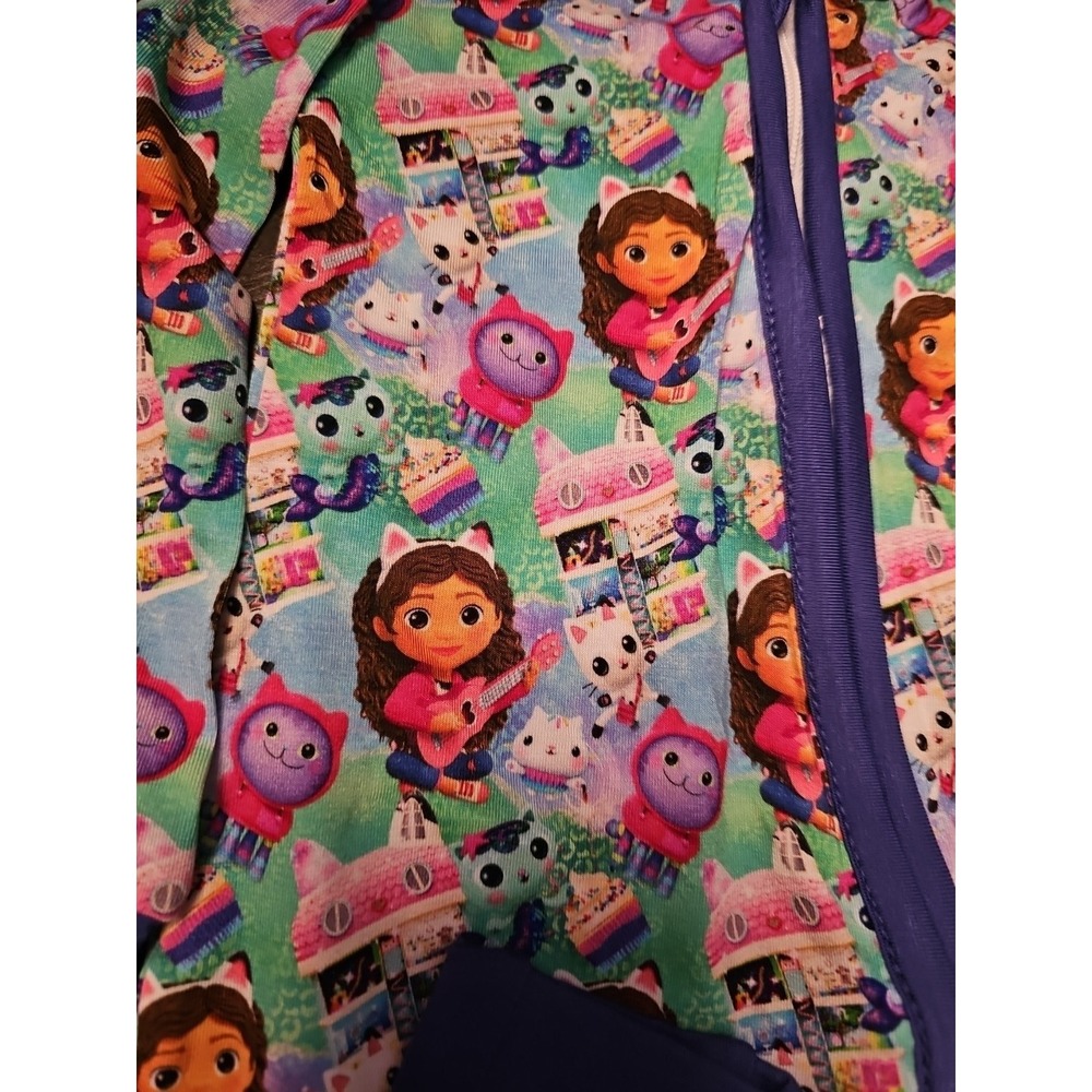 Gabbys Dollhouse Purple Bamboo  Zippy Double Zipper 0 TO 3 Months - Picture 2 of 4